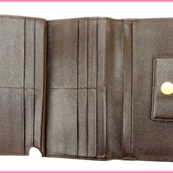 Bvlgari Wallet Purse Long Wallet Brown Woman Authentic Used - Picture 5 of 5